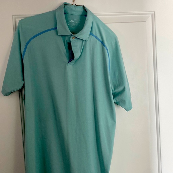 Blue Peter Millar Polo Medium - Picture 1 of 2